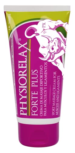 Physiorelax - Forte Plus, Crema de Masaje, Preparación y Recuperación de Músculos y Ligamentos, Uso Personal y Profesional, Con...