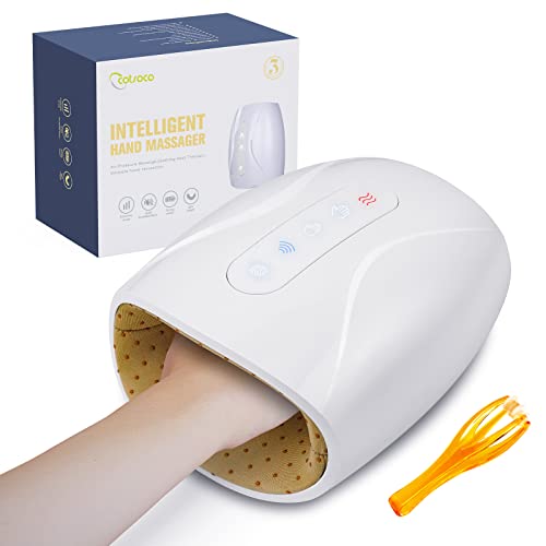 Masajeador de mano eléctrico para masaje de palma, masajeador de acupresión inalámbrico con compresor de presión de...