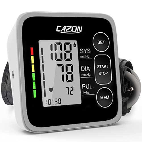 CAZON Tensiómetro de Brazo,Monitor de presión para uso doméstico arterial Máquina de...