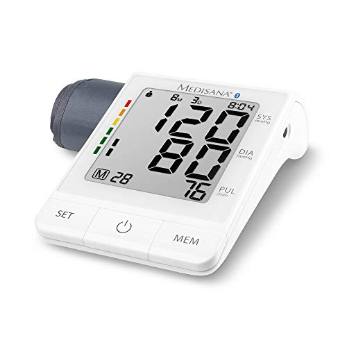 medisana BU 530 connect Tensiómetro de brazo, medición precisa de la presión arterial y el pulso...