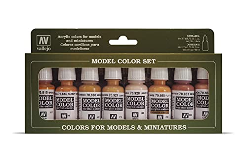 MODEL COLOR SET: Colores Piel – 8 Hobby Colors