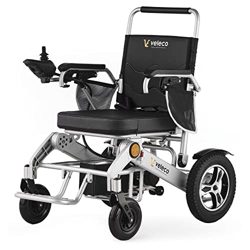 COSMO: silla de ruedas eléctrica ultraligera plegable con joystick de fácil manejo