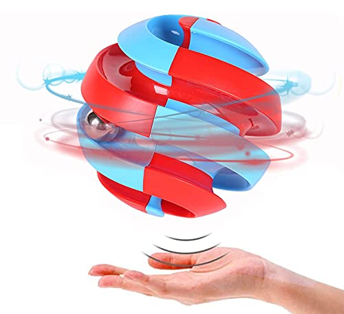 Juguete la bola de la órbita del Pinball, cubo giroscópico juguete giratorio superior del alivio del estrés cubo mágico, juguetes de...