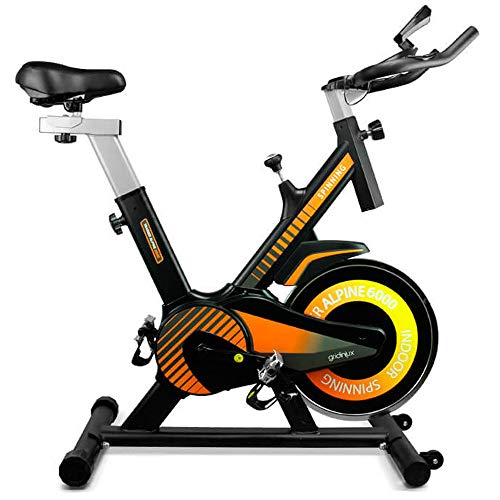 Gridinlux | Trainer Alpine 6000 | Bicicleta estática | Ciclo Indoor | Volante Inercia 10 kg | Regulación Total de Intensidad | Pantalla...