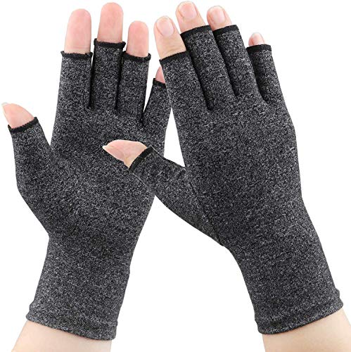 1 par de guantes de artritis, compresión para el alivio del dolor de la artritis, osteoartritis reumatoide y túnel carpiano, guantes de...