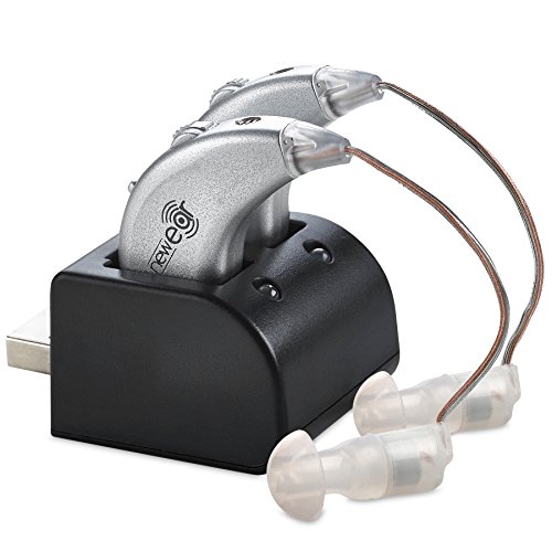 Digital Hearing - Rechargeable BTE Personal Sound Pair with USB Dock - Premium Behind the Ear Sound - By MEDca