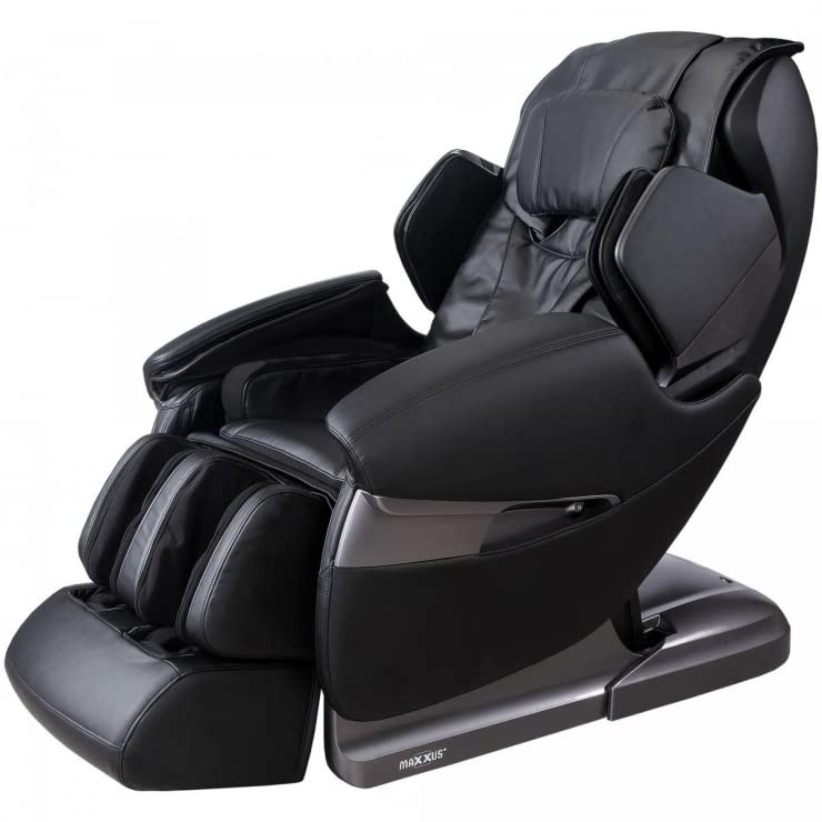 MAXXUS Sillón de masaje MX 20.0Z – 3D, con ruedas, 68 airbags, calefacción, función de descanso, terapia magnética, silla de relax,...