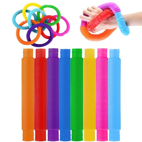 14Pcs Tubos Sensoriales Niños - Juguetes Sensoriales Autismo - Fidget Toy - Juego Tubos Niños - Tubos Moldeables Niños. (14pcs)