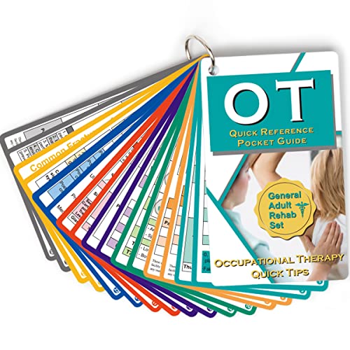 Guía de bolsillo de referencia de terapia ocupacional – Recurso de OT imprescindible, 32 páginas OT consejos rápidos para regalos de...