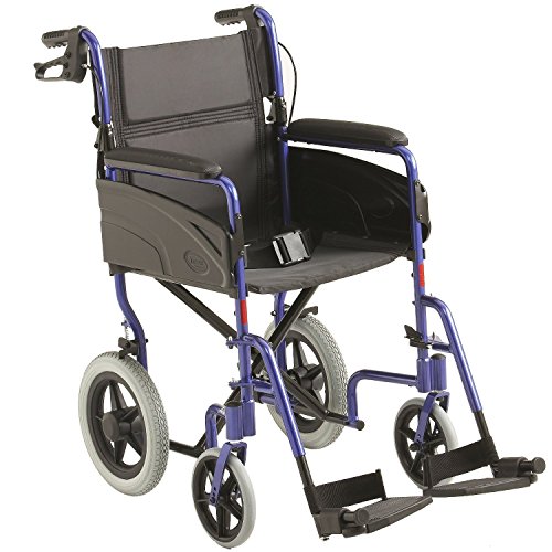 Invacare ligero aluminio transporte silla de ruedas - 18' ancho de asiento