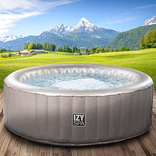 Whirlpool IZY Spa hinchable para 3 personas, diámetro de 165 x 70 cm, 105 chorros de masaje, calefacción, función de inflado mediante un...