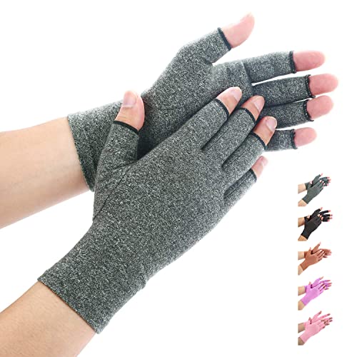 Duerer Arthritis Gloves, guantes de compresión mujeres y hombres alivian el dolor de reumatoide, RSI, túnel carpiano, guantes de mano para...