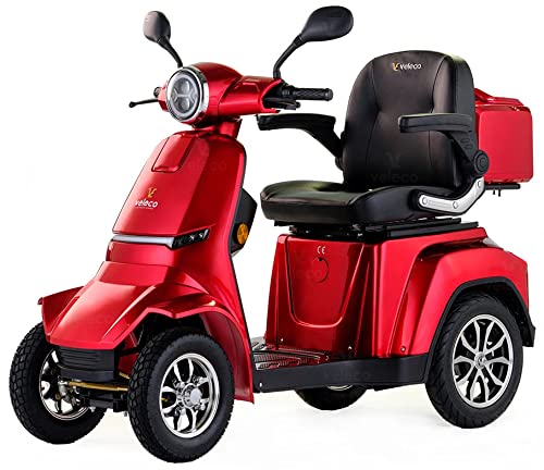 VELECO GRAVIS - Dispositivo de movilidad eléctrica personal de 4 ruedas - Totalmente ensamblado y listo para usar - Seguro y estable - Full...